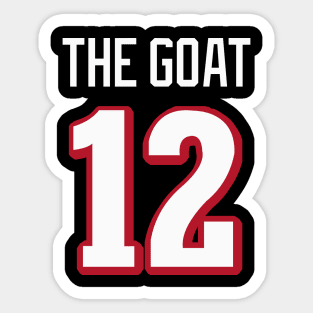 THE BEST GOAT Sticker